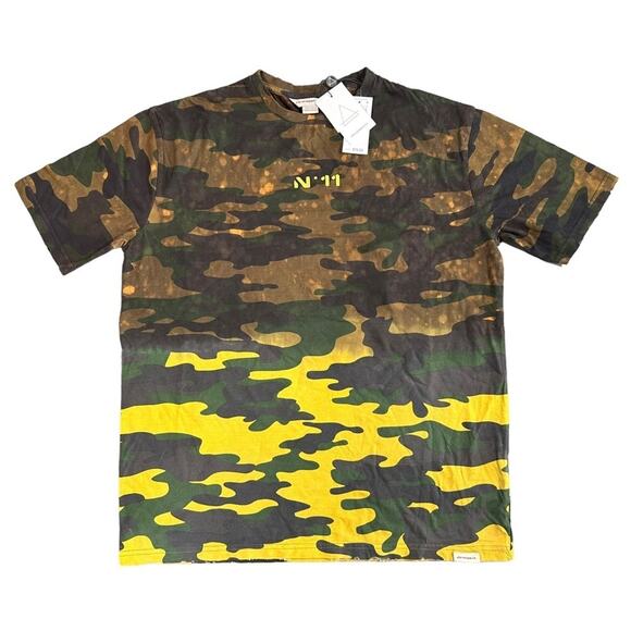 Eleven Paris Men's Two Tone Camo Short Sleeve Tee Size S $70 - Picture 2 of 9